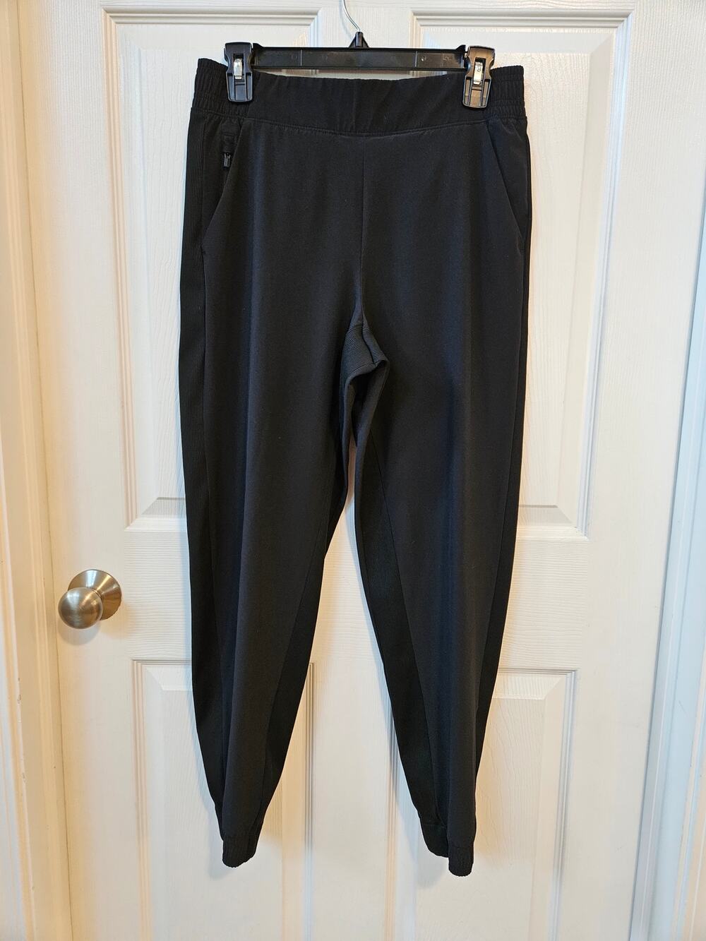 Athleta Brooklyn Jogger Pants Women's Size 8 Black Travel Athletic Casual